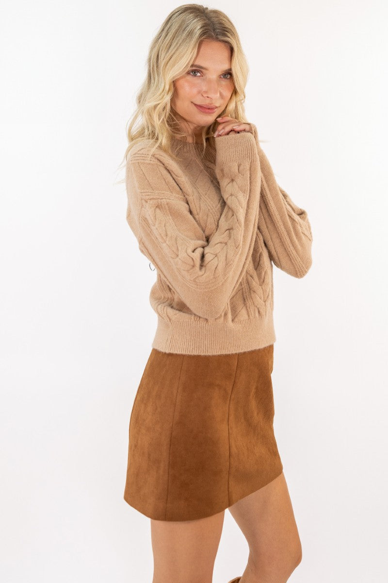 Everyday Classic Cable Knit Sweater
