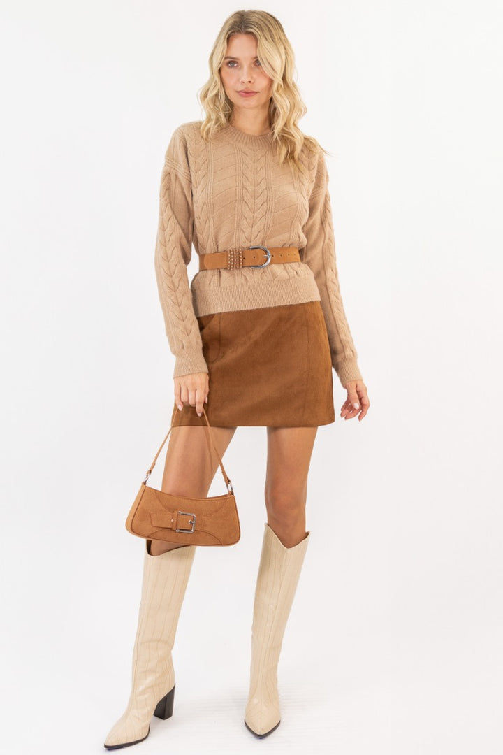 Everyday Classic Cable Knit Sweater