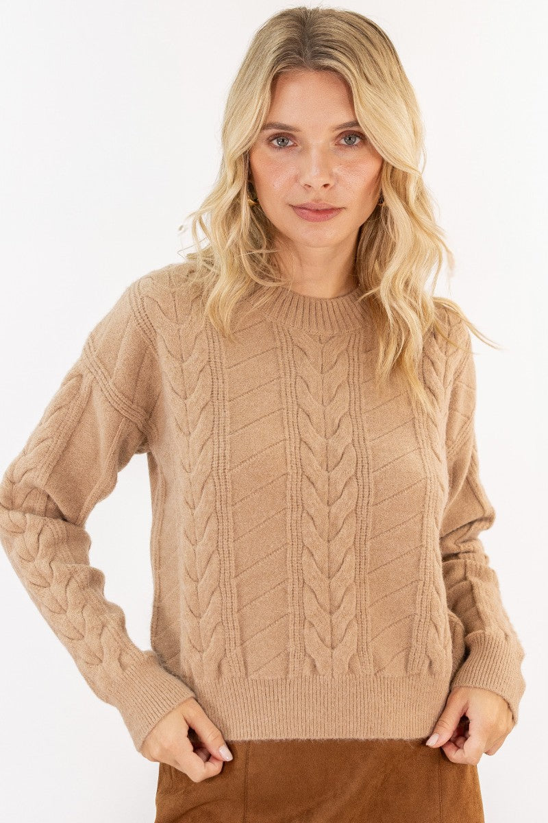 Everyday Classic Cable Knit Sweater